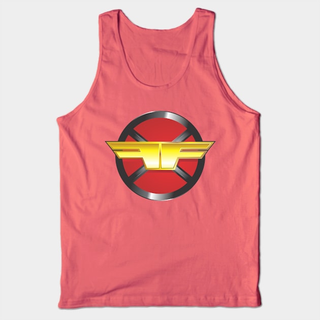 South Kongress "Fan X Fan" Shield (Glossy) Tank Top by ceehawk